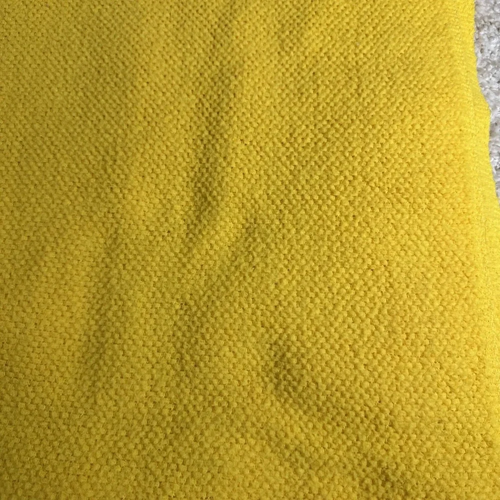 Vintage JC Penney Fashion Manor Yellow Blanket Satin‎ Trim  64